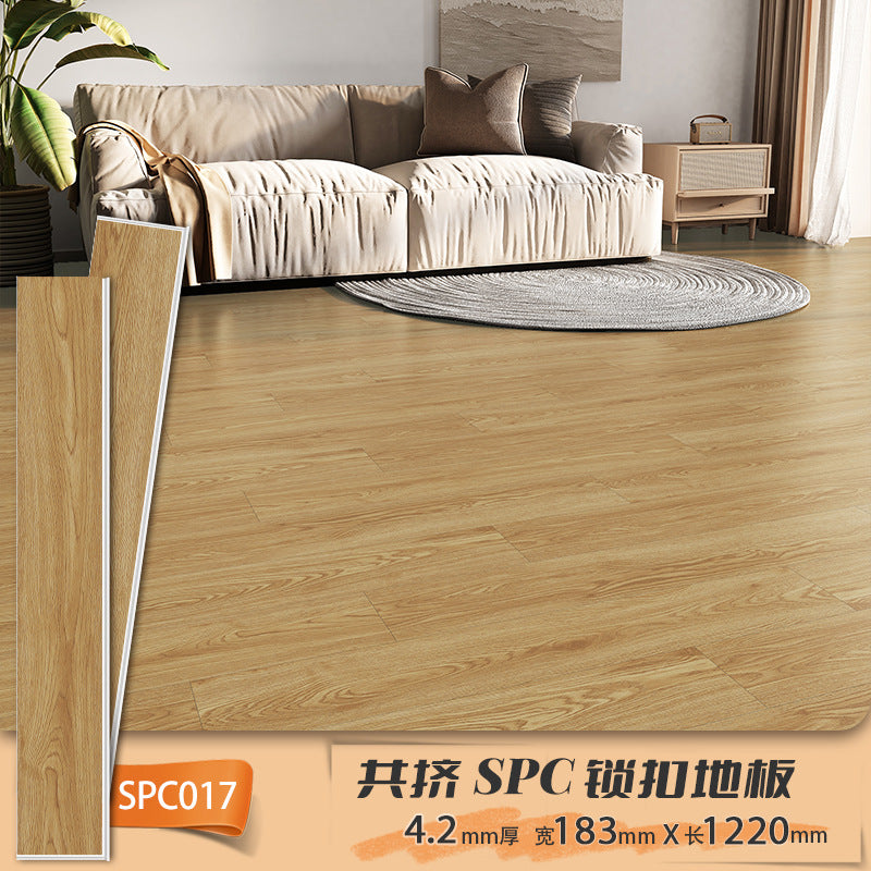 Anti-Slip Waterproof Fireproof Locking Eco-Friendly Flooring Commercial Project spc Stone Plastic Locking Type PVC Stone Crystal Flooring
