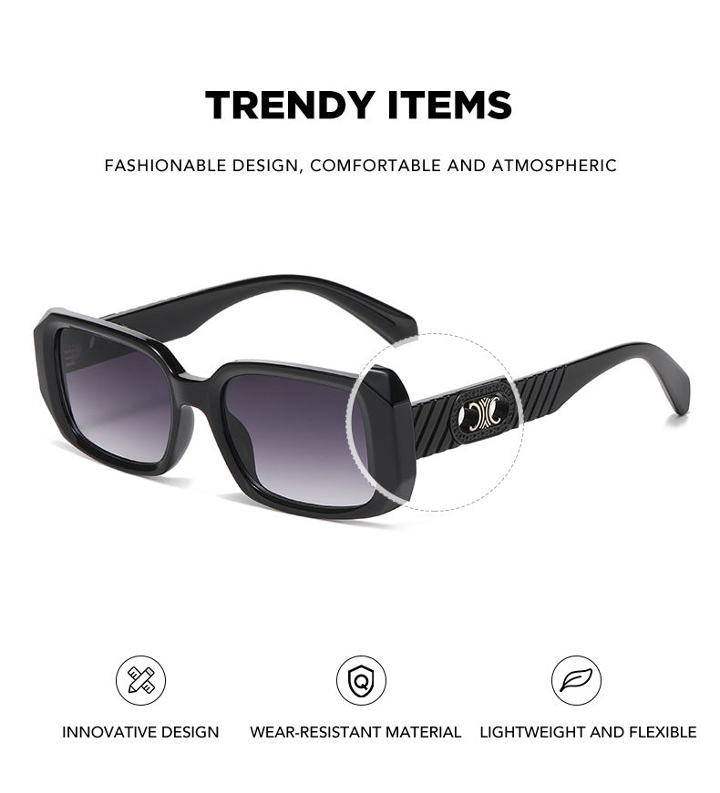 2025New European and American Fashion Small Frame Sunglasses for Women Trendy Outdoor Sun Protection Sunglasses for Women sunglasses