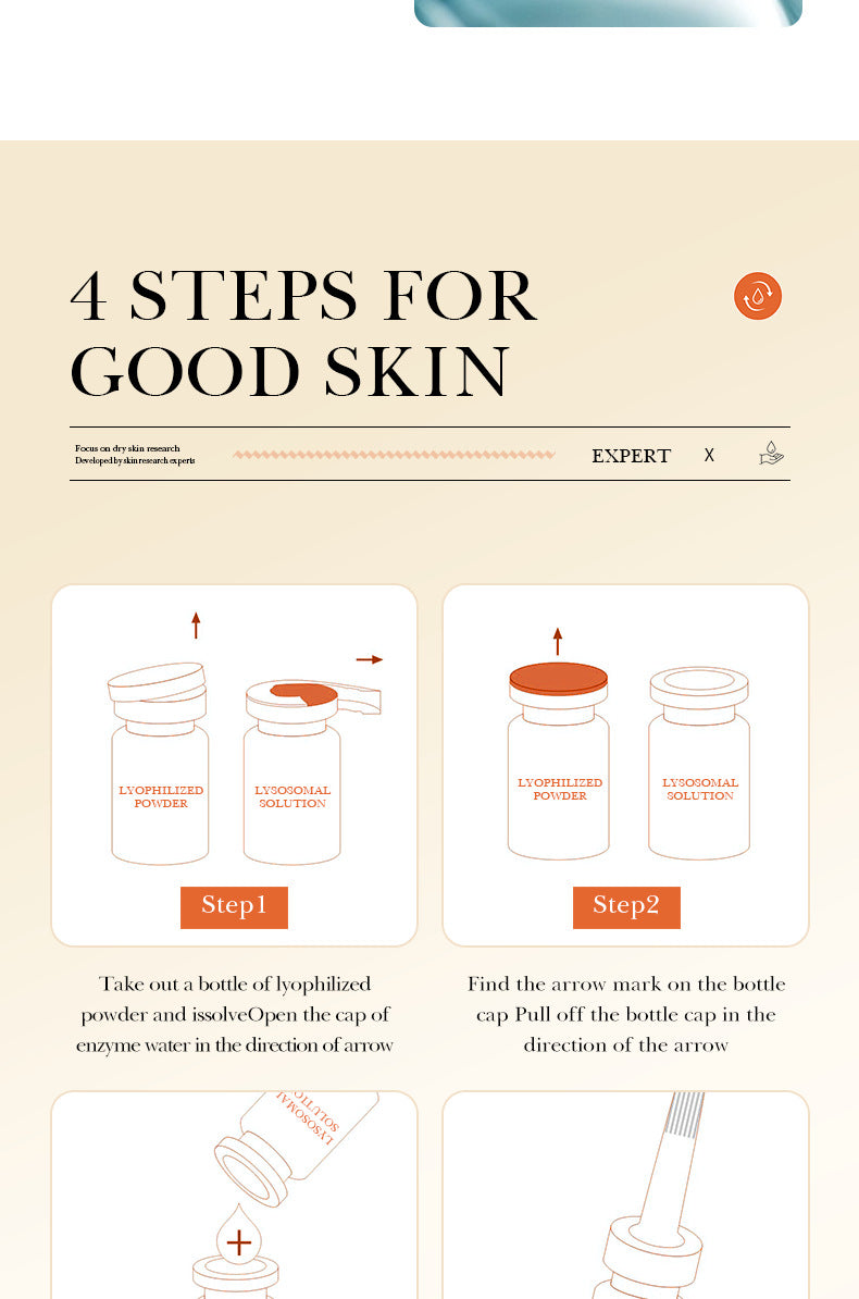 Full English Oligopeptide Freeze-Dried Powder Set BIOAOUA Hydrating Moisturizing Nourishing Skin Care Wholesale for  Trade