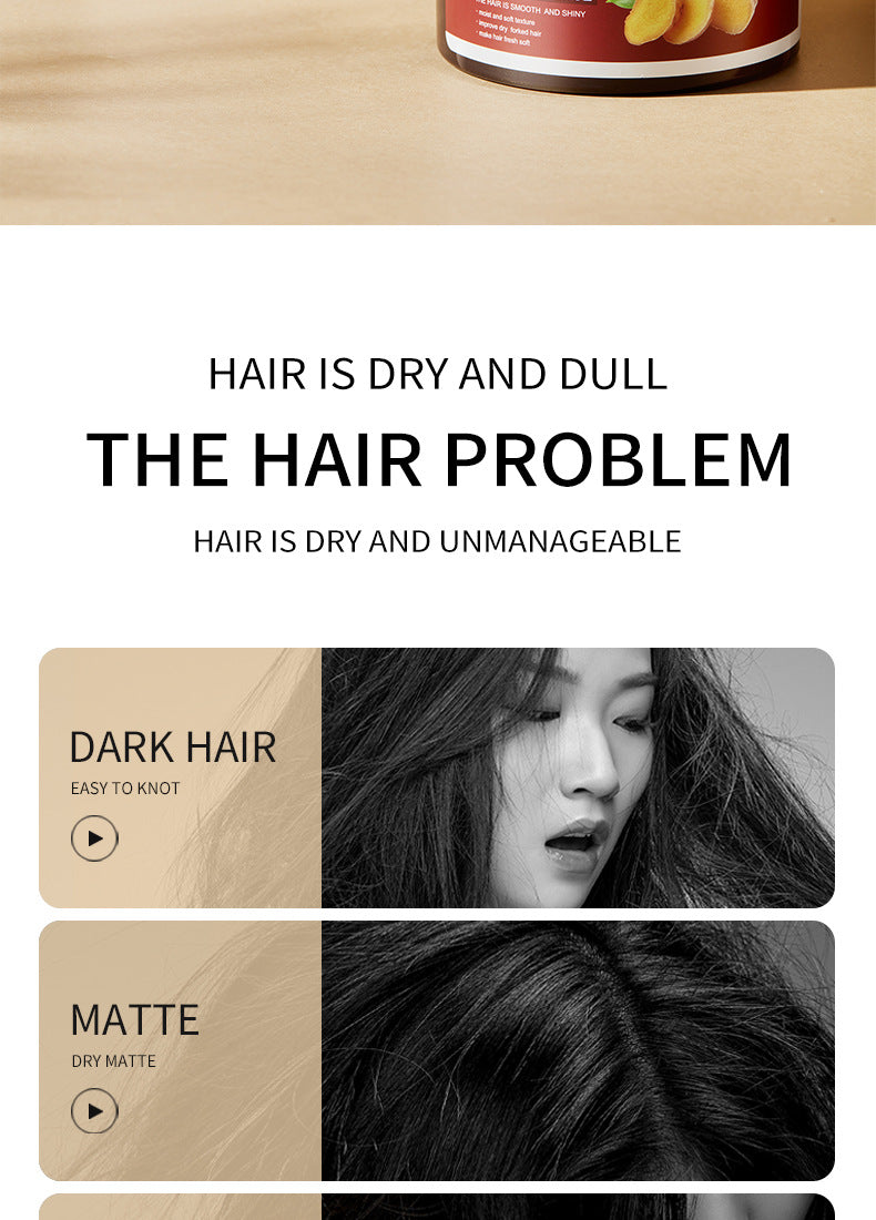 Full English Ginger Hair Mask500g SADOER Moisturizing and Smooth Hair Care  Foreign Trade Live Wholesale