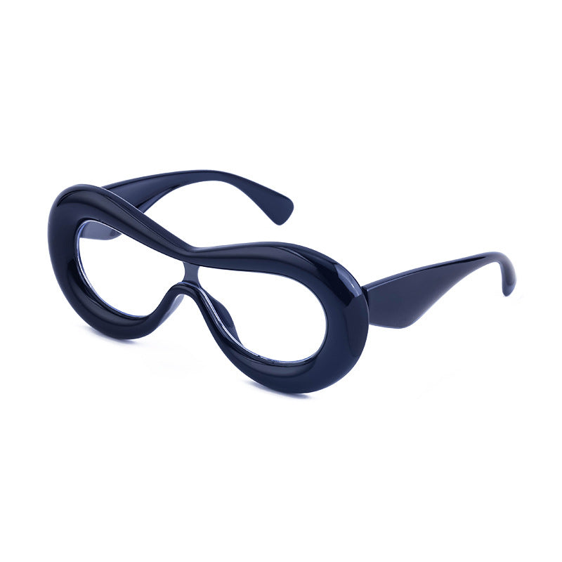 Europe and America Y2K Sunglasses for Women Trendy One-Piece Sunglasses Party Quirky Street Style Fashion Women's Glasses Wholesale