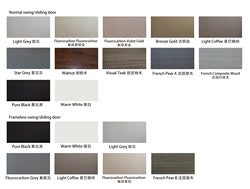 High Quality Metal Glass Door Metal Frame Glass Double Opening Interior Door