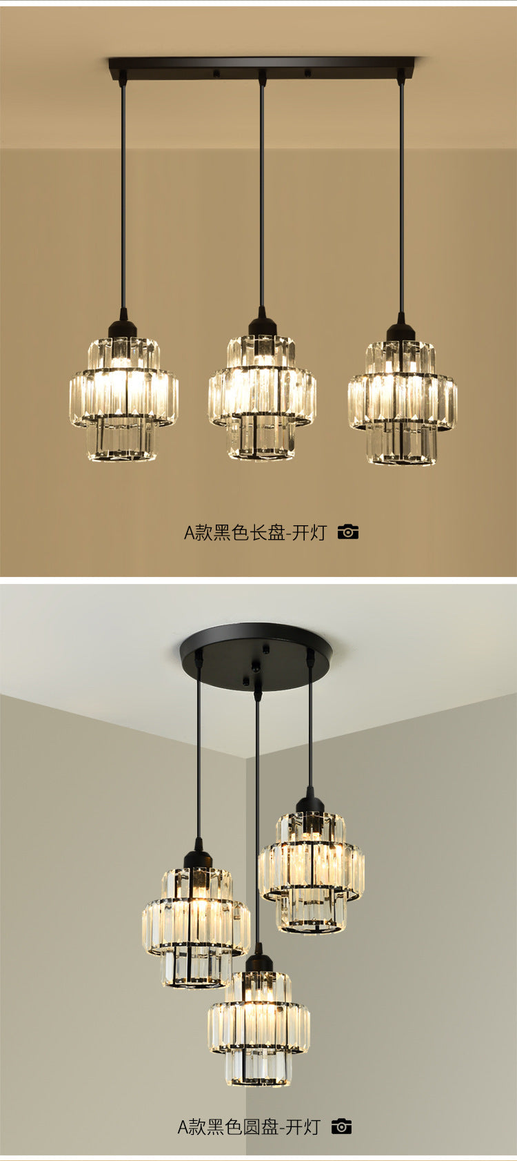 Restaurant Pendant Light Three-Head Modern Minimalist Bar Creative Dining Table Bedroom Unique Living Room Dining Room Grand Nordic Lighting