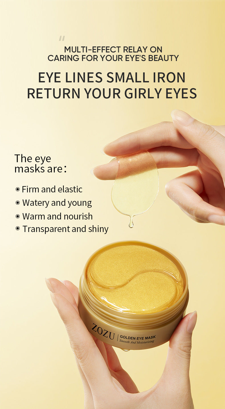 Full English Eye Mask ZOZU Golden Avocado Moisturizing and Hydrating   foreign trade skincare products live wholesale