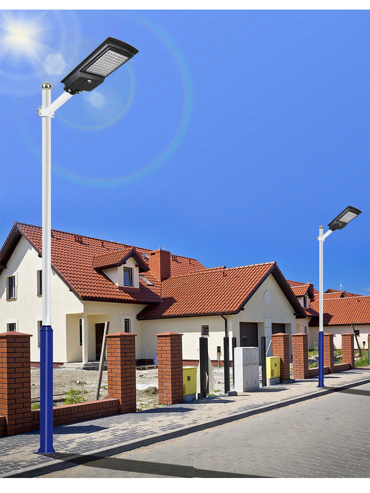 Wholesale Integrated LED Solar Street Light Human Induction New Rural Household Outdoor Garden Lamp ABS Body IP65 for Road