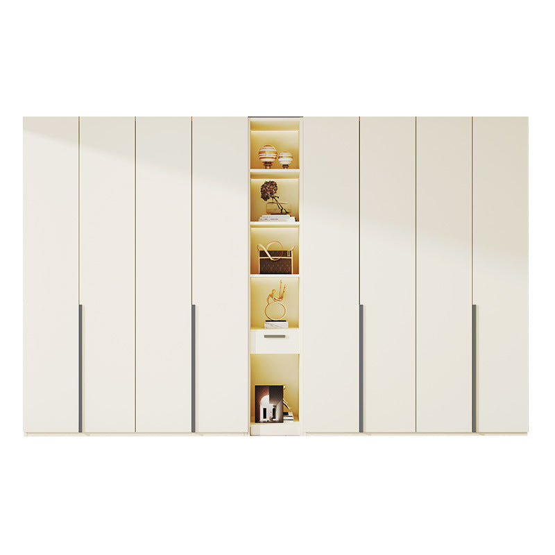 Custom Solid Wood Door-to-Ceiling Wardrobe2024Bestselling Home Bedroom E0Grade European Pine Board Storage Cabinet Furniture