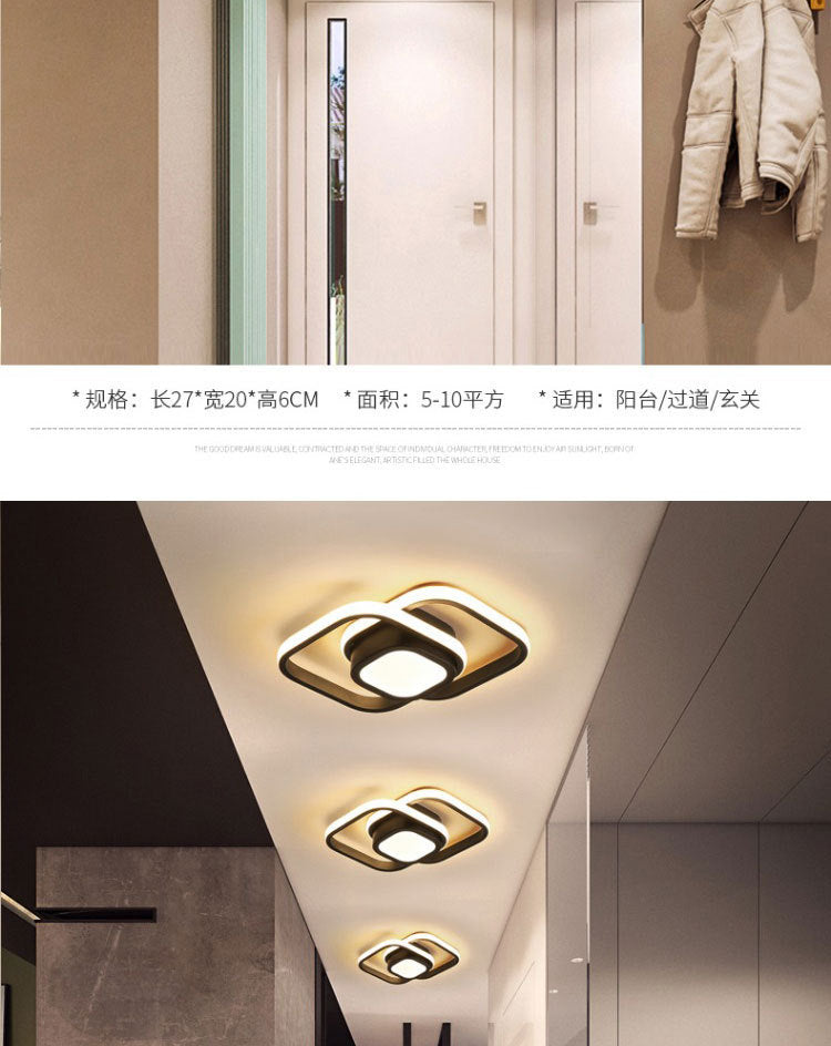 Exclusive Simple Aisle Light Nordic Ceiling Light Corridor Entrance Hallway Balcony LED Cloakroom Light
