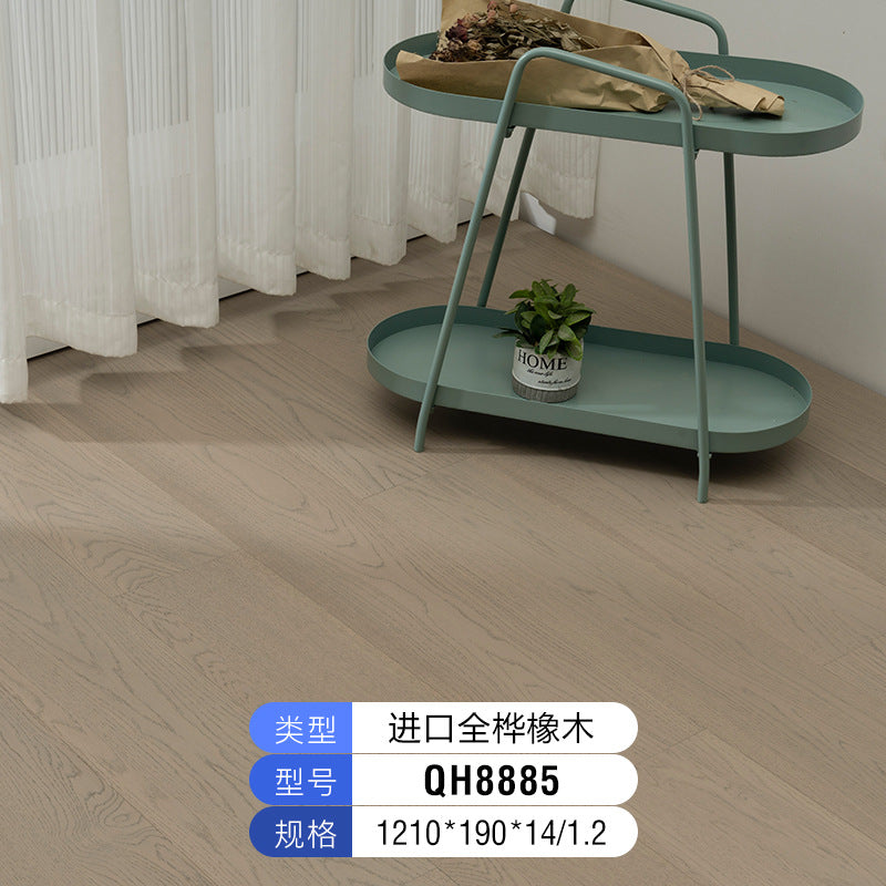 Oak Black Walnut Full Birch Base Material Multi-layer Solid Wood Composite Flooring Wear-resistant Medieval Style Song Dynasty Aesthetics ENF Environmental Protection
