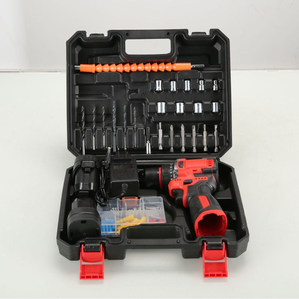 Wholesale Set Electric Drill Power Tool Screwdriver Lithium Electric Drill Electric Screwdriver Hand Drill Set