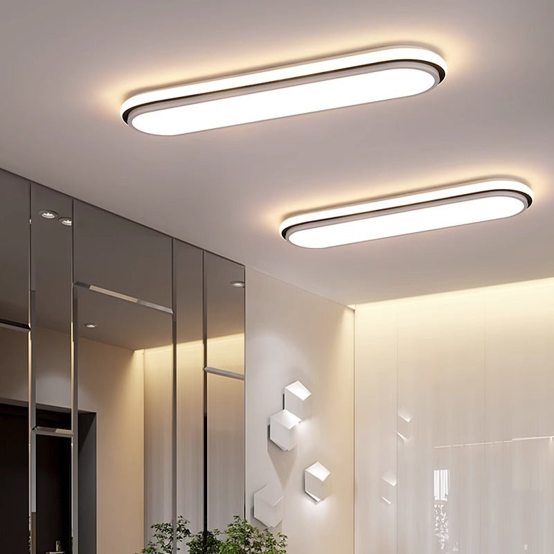 Simple and Modern led Ceiling Light Strip Shape Lamp for Training Room Classroom Gym Car Beauty Lighting Fixture