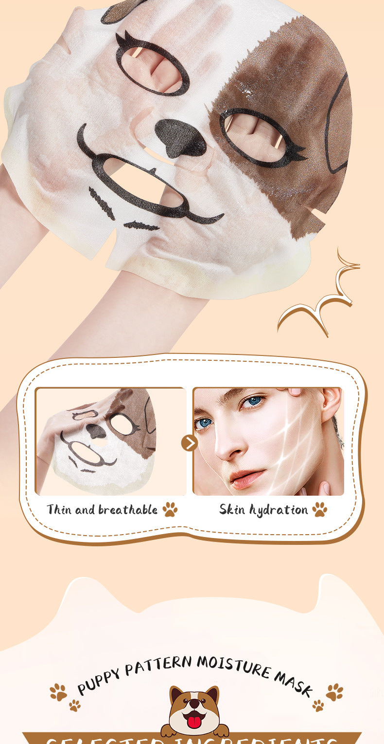 Full English Animal Pattern Mask25g SADOER Hydrating and Moisturizing Skin Care Tablets for  Wholesale