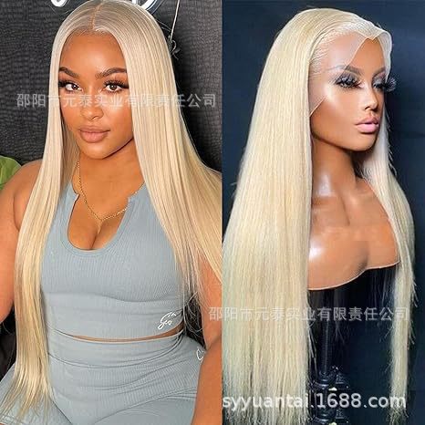 13x4 Lace Front Wigs Long Straight  Black Synthetic Wigs