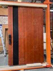 Luxury Custom Irregular Wave Series: 2026 Most Popular Solid Wood Entrance Door for Villa Residential Exterior Front Entry Door