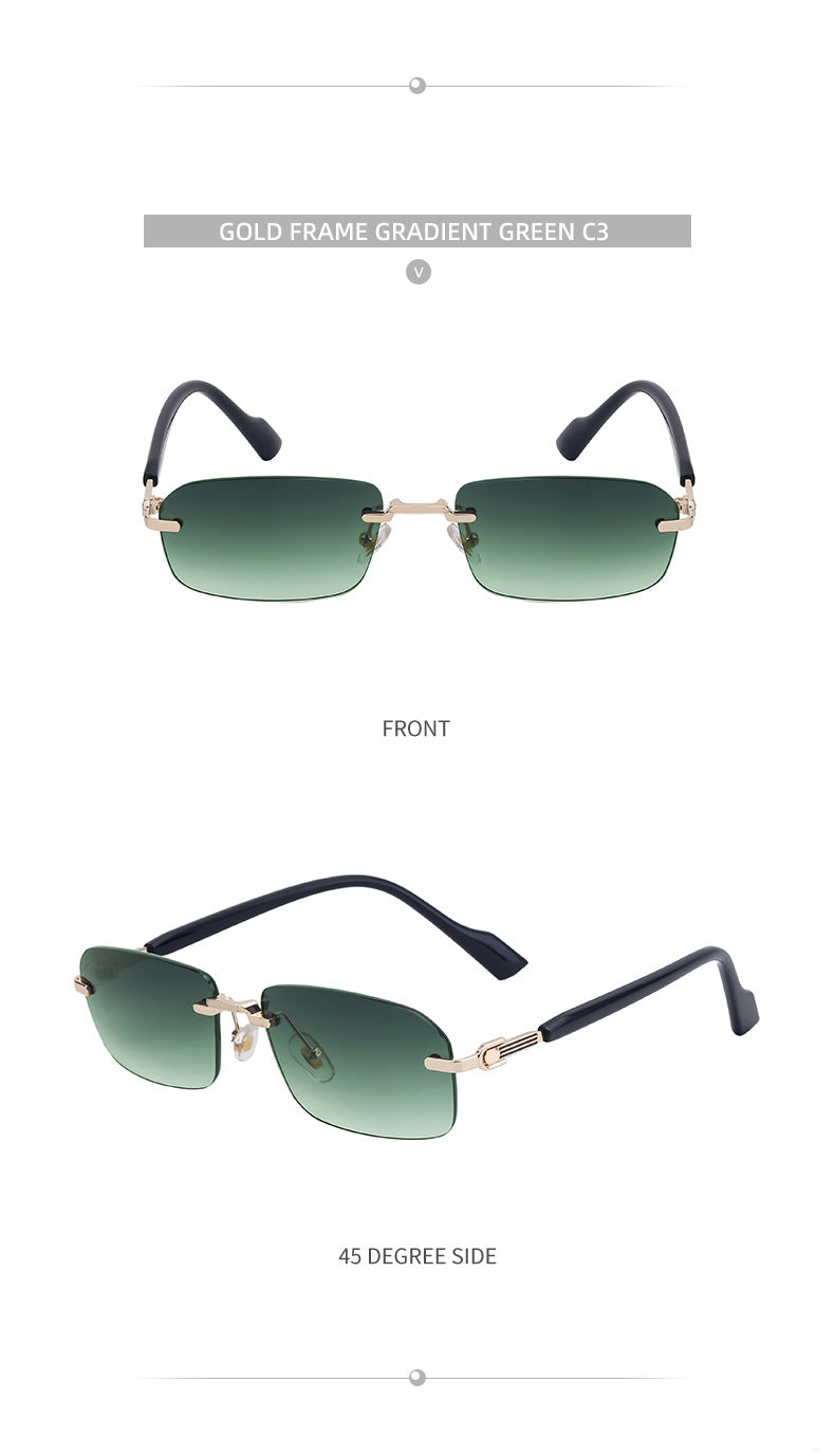 European and American new style square frame sunglasses for women INS Windproof Sunglasses for Men Driving Glasses sunglasses