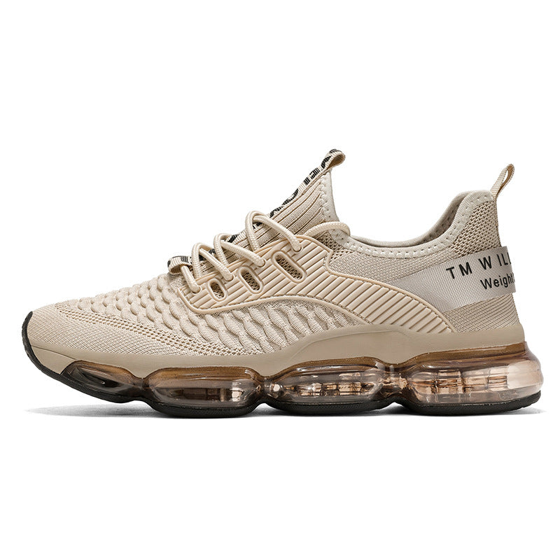 Men's Shoes New Large Size Breathable Mesh Shoes Men's Trendy Casual Versatile Thick-Soled Sneakers Fashion Dad Shoes