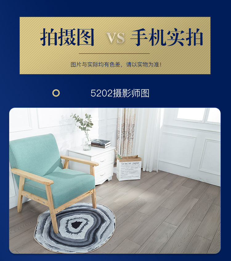 In-stock Solid Oak Flooring from Source Scar Modification Hand Scratch Pattern Original Wood Floor Solid Wood with Dragon Bone Design