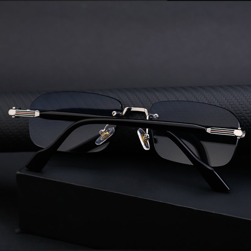 European and American new style square frame sunglasses for women INS Windproof Sunglasses for Men Driving Glasses sunglasses