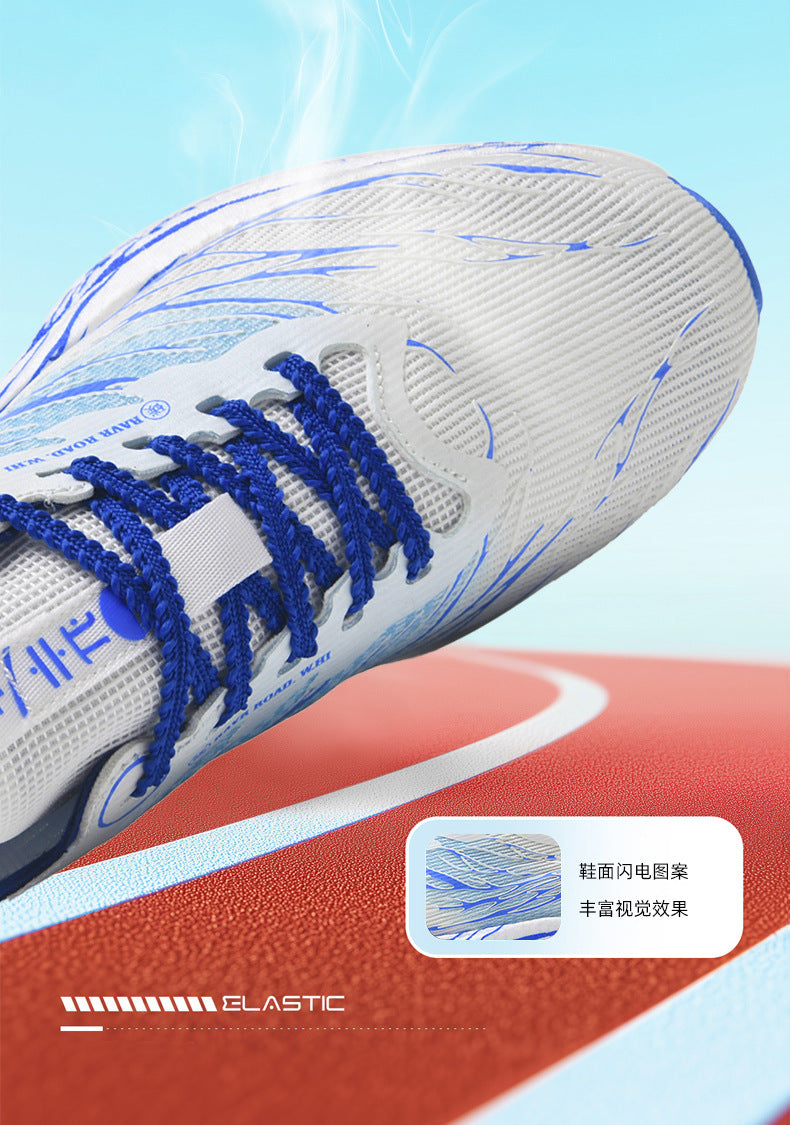 Autumn New Fluorescent Parent-Child Fashion Casual Sports Shoes with Real Carbon Plate High Elasticity Cushioning Outdoor Running Shoes