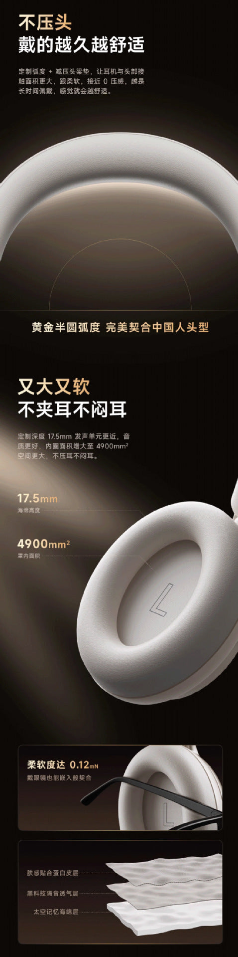 Hot-selling Strong Noise Cancelling Wireless Bluetooth Headphones for Sports and Music, Ultra-long Battery Life, Support Customization