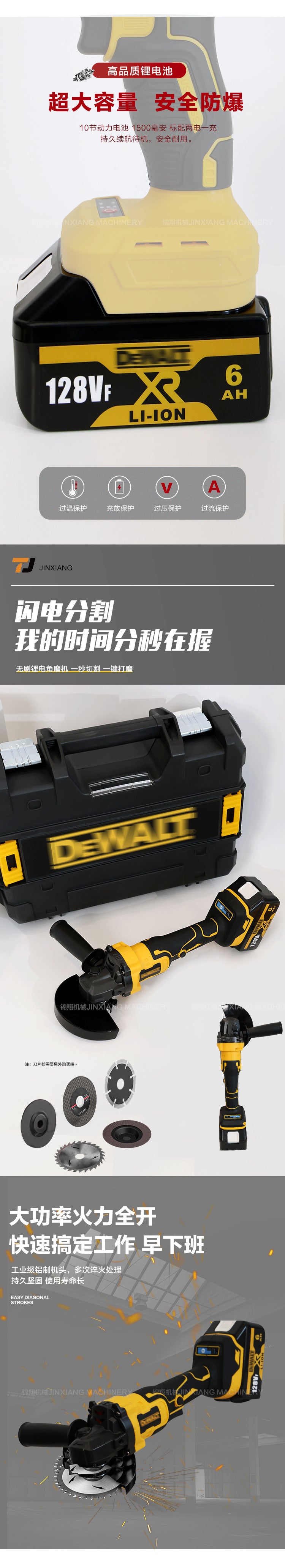 DW Makita Angle Grinder Wrench Two-Piece Set for Home Improvement and Auto Repair Multi-Scenario Large Volume High Price