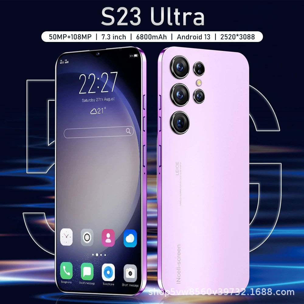 New S23+Ultra Specially designed for high-definition smartphones16+1T Large Memory Source Factory