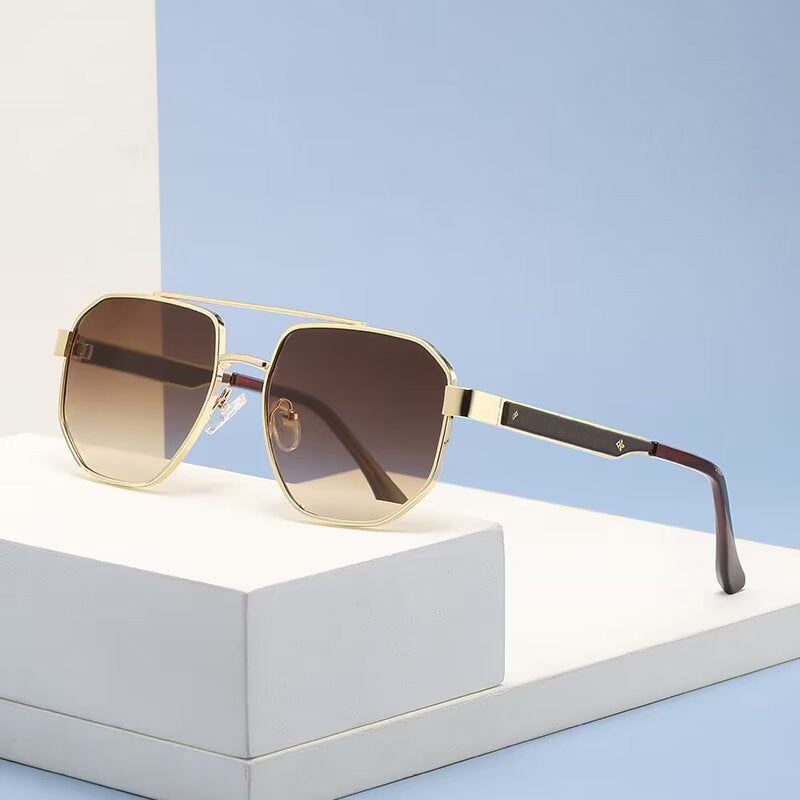 New Polarized Aluminum-Magnesium Sunglasses Large Frame Unisex Photochromic Aviator Glasses Night Vision Driving Sunglasses0537