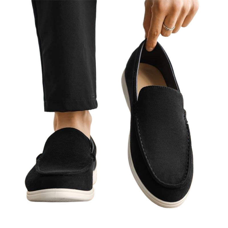 Men's Loafers2025New Summer Breathable Slip-On Casual Cloth Shoes for Men Trendy Fashion Lazy Loafers