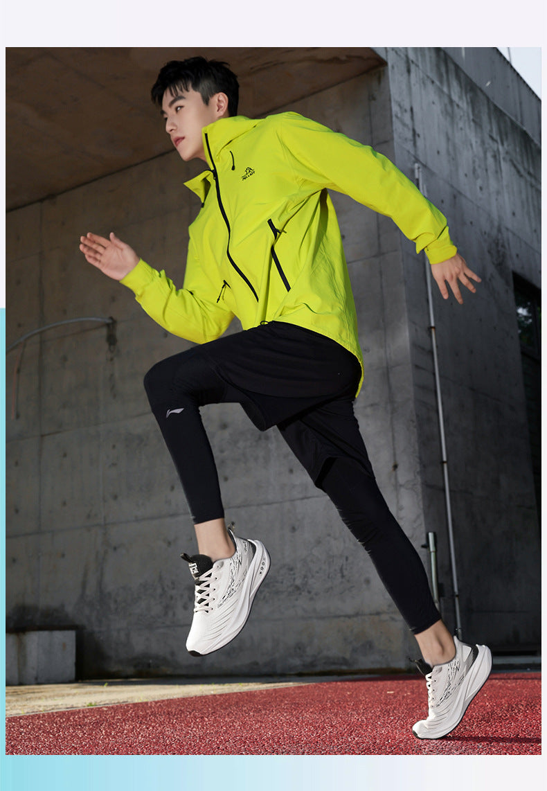 Youth Ultra-Light Soft Sole Running Shoes Leather Waterproof Comfortable Casual Fashion Men's Shoes Non-Slip Wear-Resistant Sports Shoes