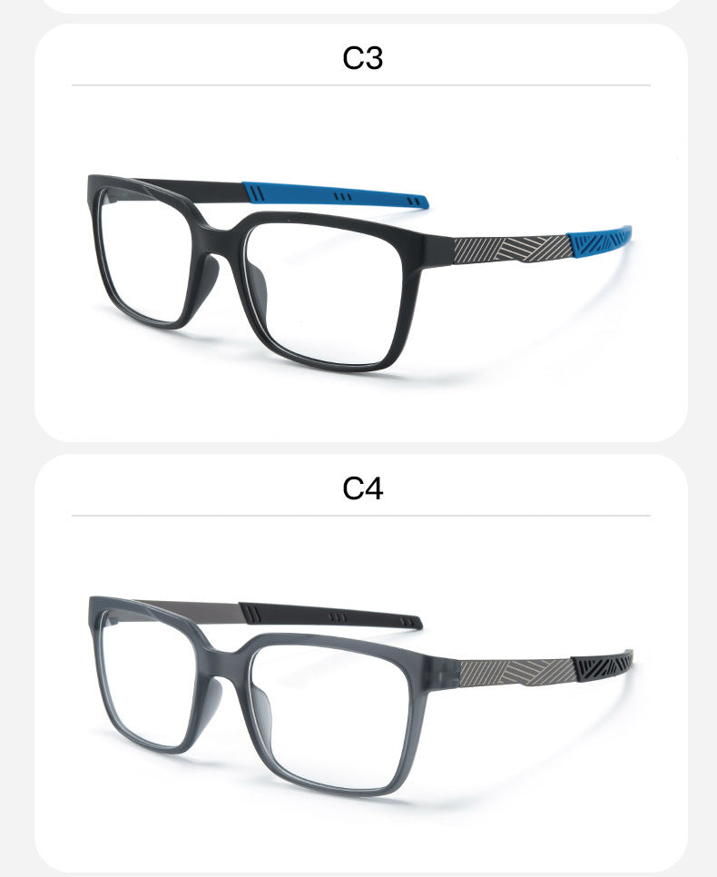New Sports Glasses Frame TR Metal Frame Glasses Legs Frame Wholesale Export In Stock Cycling Glasses
