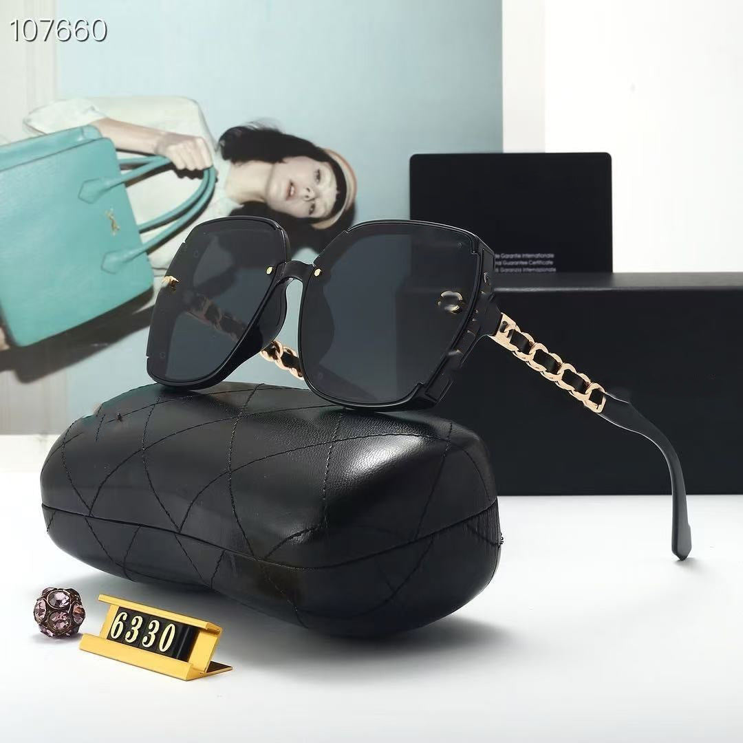 New High-End Large Frame Sunglasses for Women, European and American Style, Trendy Women's Sunglasses2025High-end versatile sunshade glasses