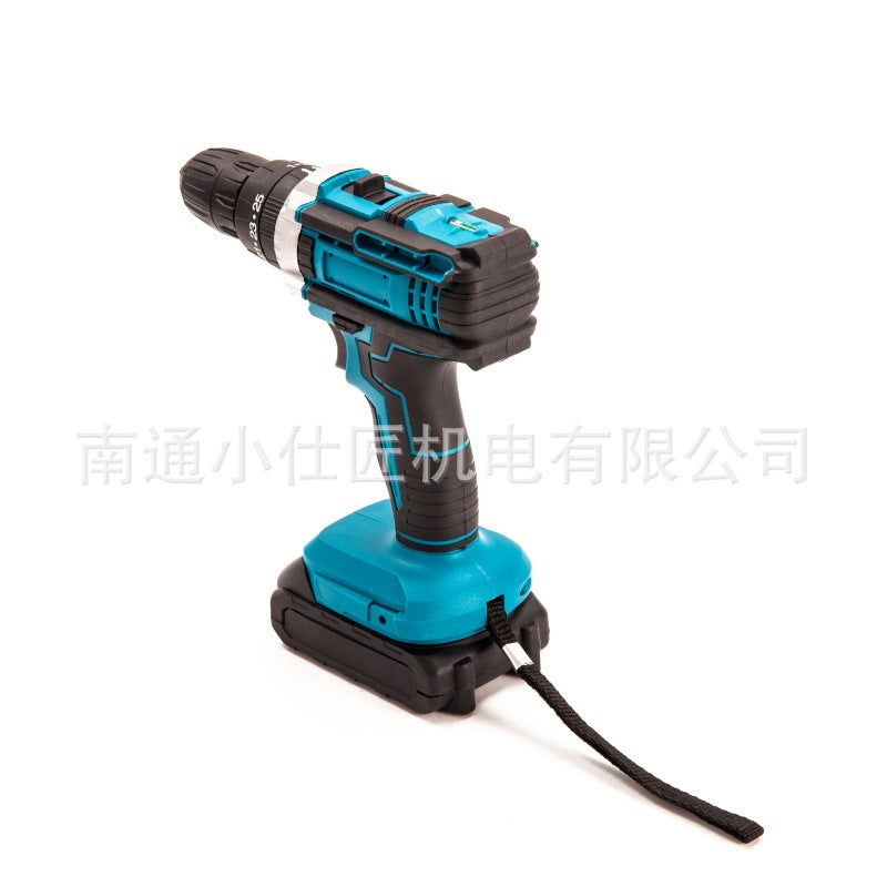 Brushless Lithium Battery Industrial Grade Cordless Drill Dual-Speed Impact Drill Household Multi-Function Electric Screwdriver One Battery One Charger