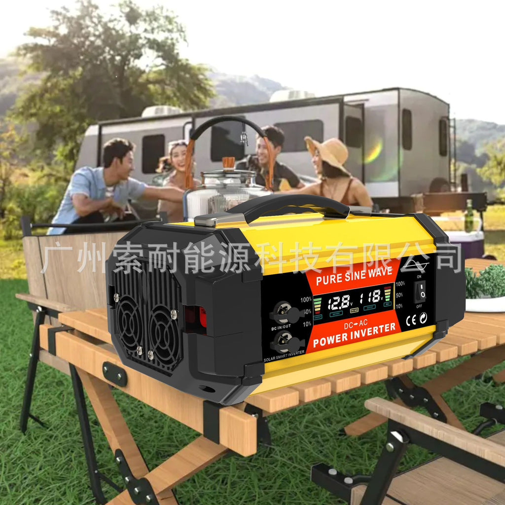 Pure Sine Wave Inverter500W800W1000W 12V Turn110V/220V Hot Selling Car-Mounted Pure Sine Wave