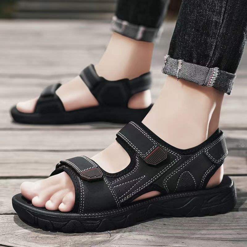 Men's Sandals2025Summer Outerwear ins Trendy Men's Dad Shoes Men's Driving Vietnamese Beach Sandals