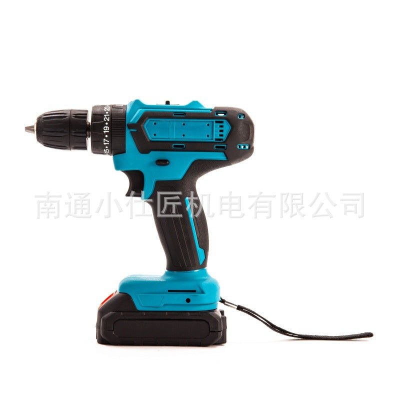 21v Cordless Drill Rechargeable Small Household Electric Screwdriver Pistol Drill Lithium Battery Tool Multi-Function Drilling Drill