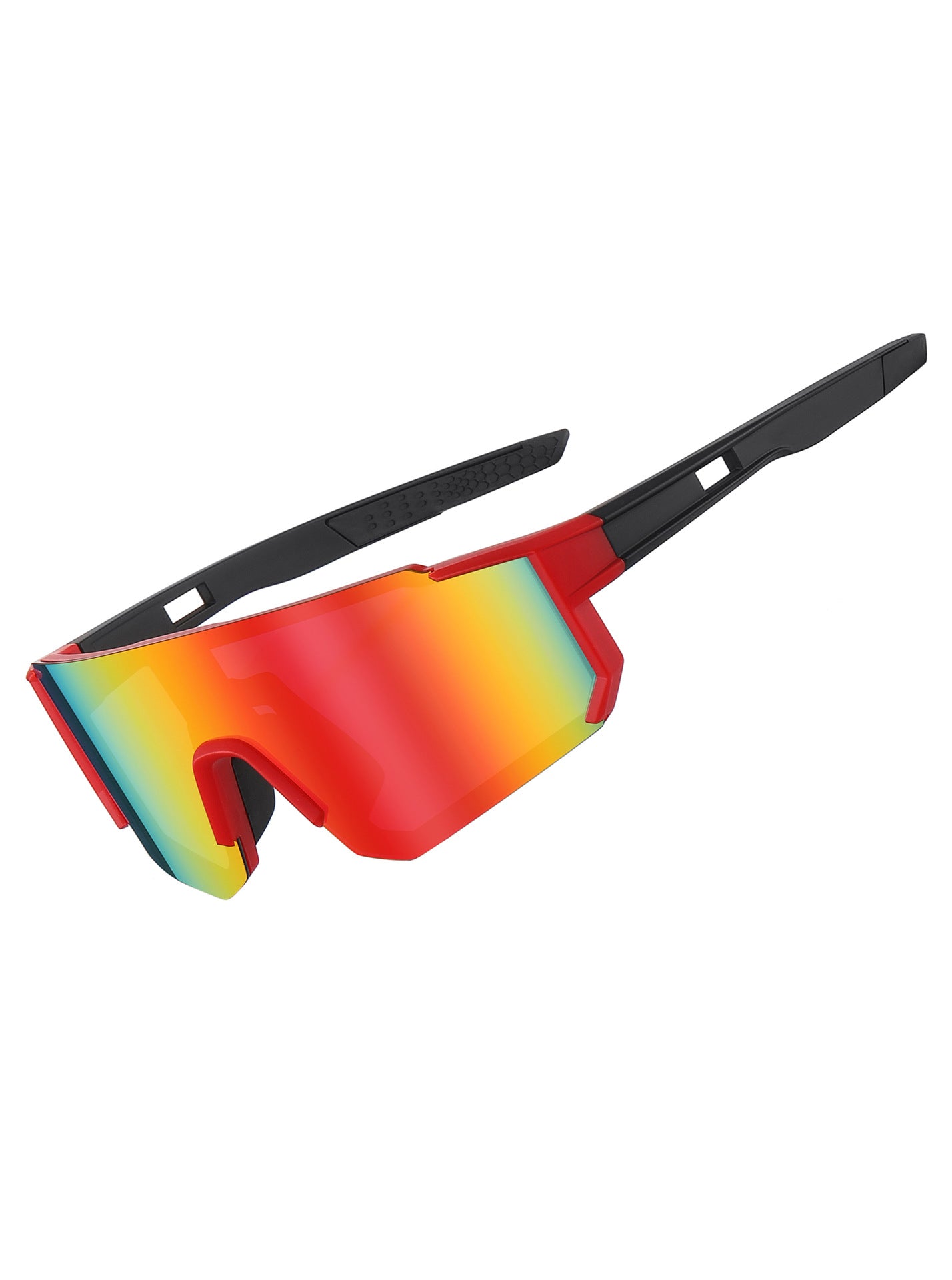 Outdoor Cycling Windproof Sunglasses for Men and Women, European and American Style One-piece Mountaineering Polarized Sunglasses Wholesale sunglasses