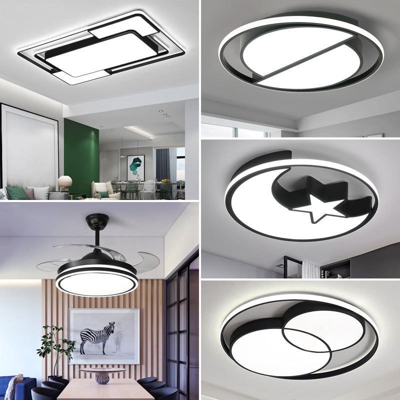 Lighting Full House Package Ceiling Light Set led Modern Minimalist Living Room Lamp Elegant Home Iron Art Master Bedroom Lamp
