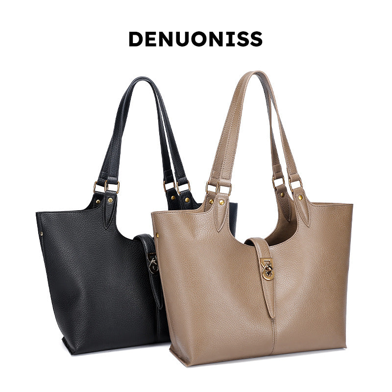 European and American Trendy High-End Single Shoulder Fashion Women's Bag Versatile Handbag Basket Bag Light Luxury Niche Commuter Crossbody Bag