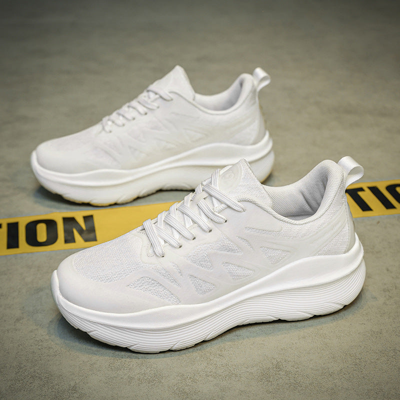 Autumn Live Streaming Cushioned Running Shoes Versatile Trendy Shoes Men's Shoes Women's Shoes Large Size Lightweight Sports Shoes Lightweight Cushioned