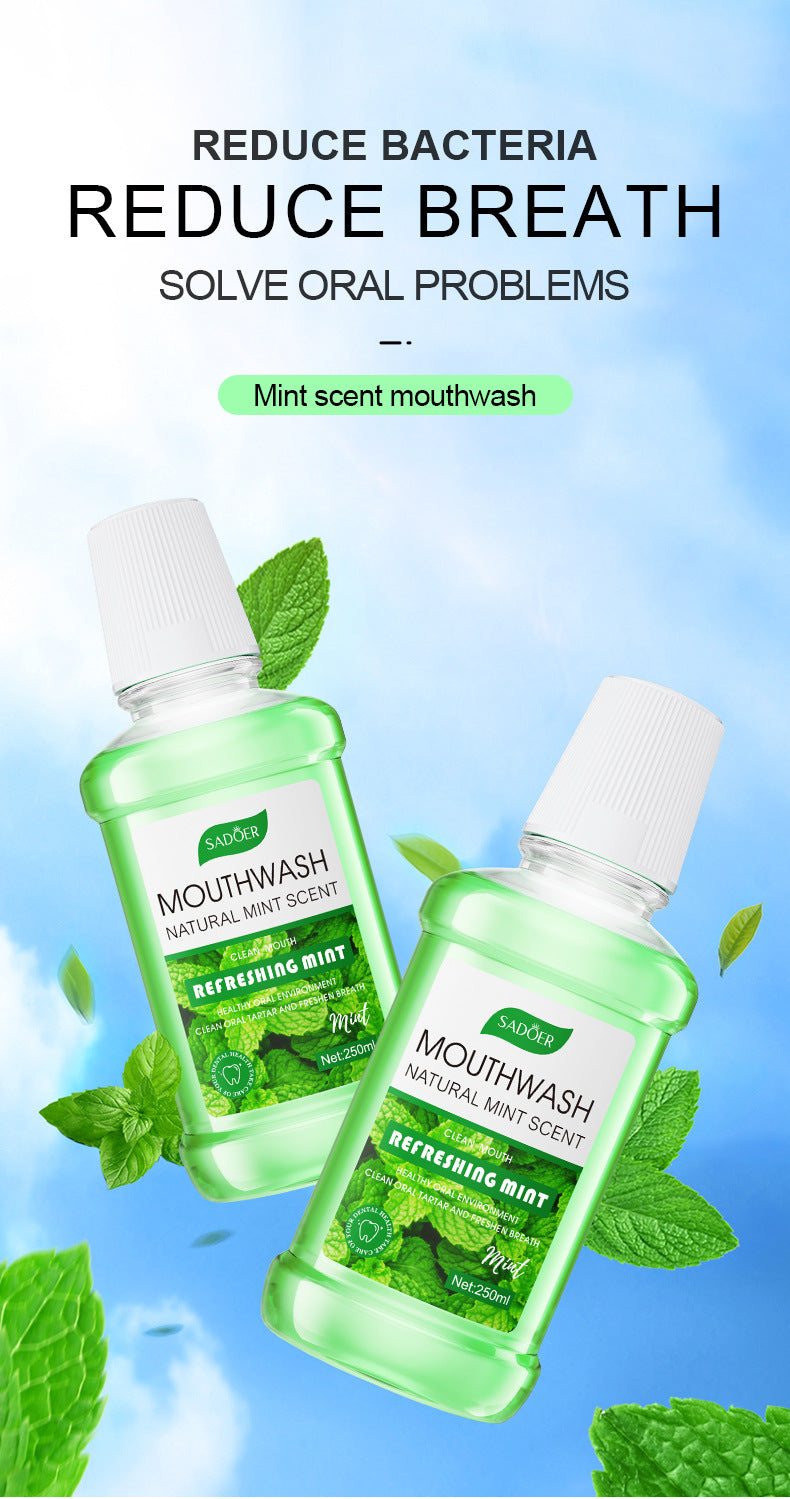 All English Mouthwash250ml  SADOER Peach Mint Lemon Oral Care  Foreign Trade Wholesale