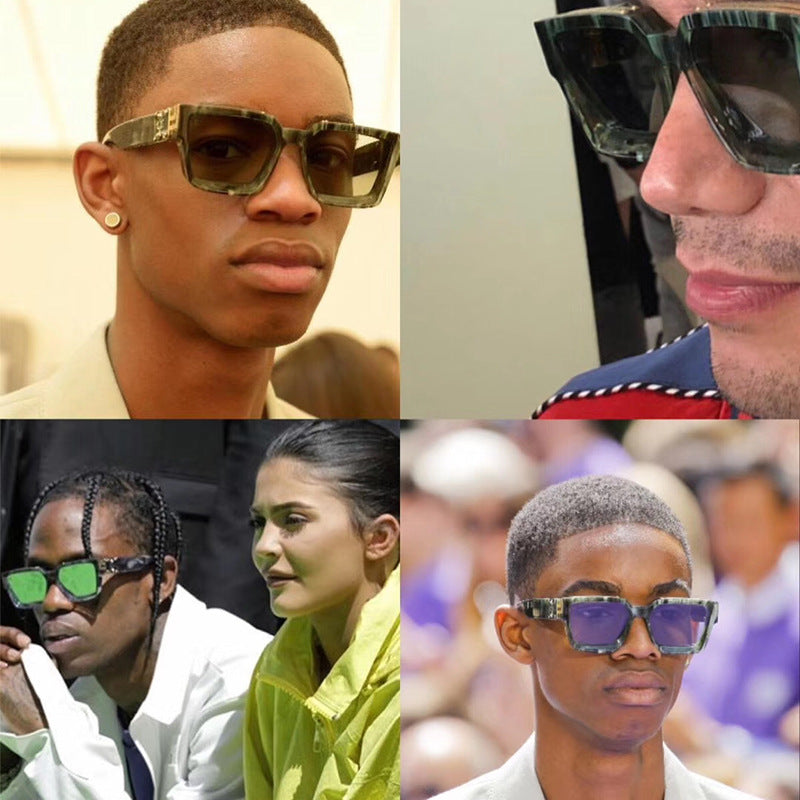 86229Small Frame Sunglasses for Women, European and American Style, Small Size, 0k Rich Man Same Style Sunglasses for Men, Trendy sunglasses