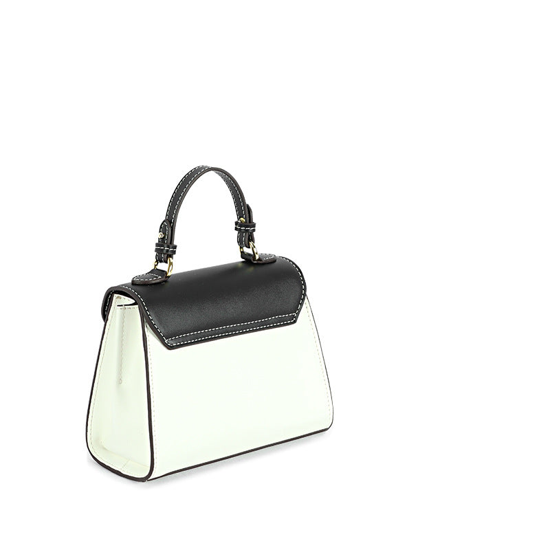 Factory Creative New Women's Bag Fresh Color-Block Handbag Shoulder Bag Elegant Versatile Crossbody Bag