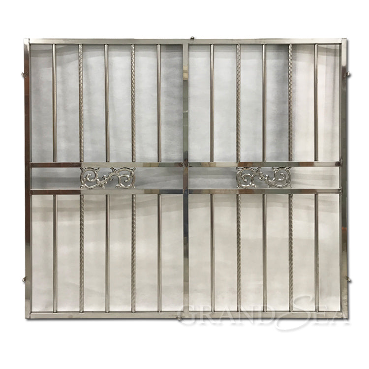 High Quality Anti-rust 304 Stainless Steel Security bar for windows Grill Design