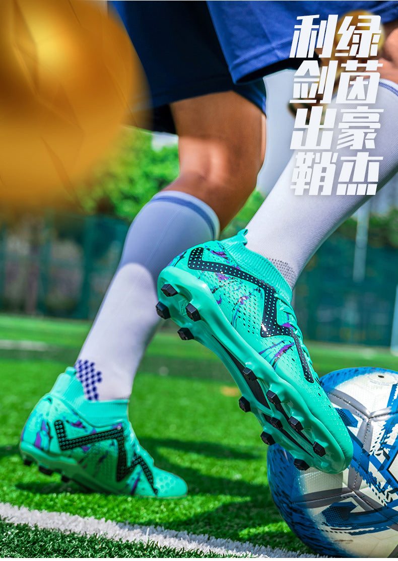 Men's Soccer Shoes Children's Cleats tf Professional training shoes for adult students, wholesale soccer shoes
