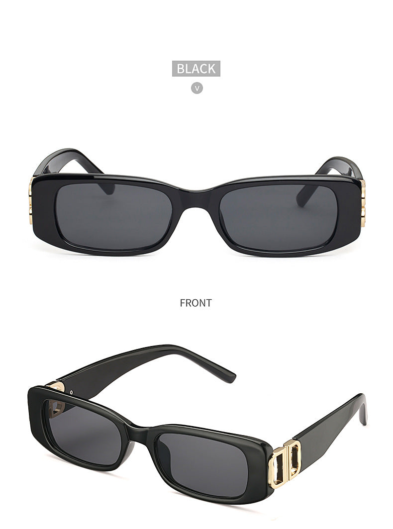 New Small Frame Sunglasses for Women, European and American Fashion, Internet Celebrity Style, High-End Glasses Trend sunglasses