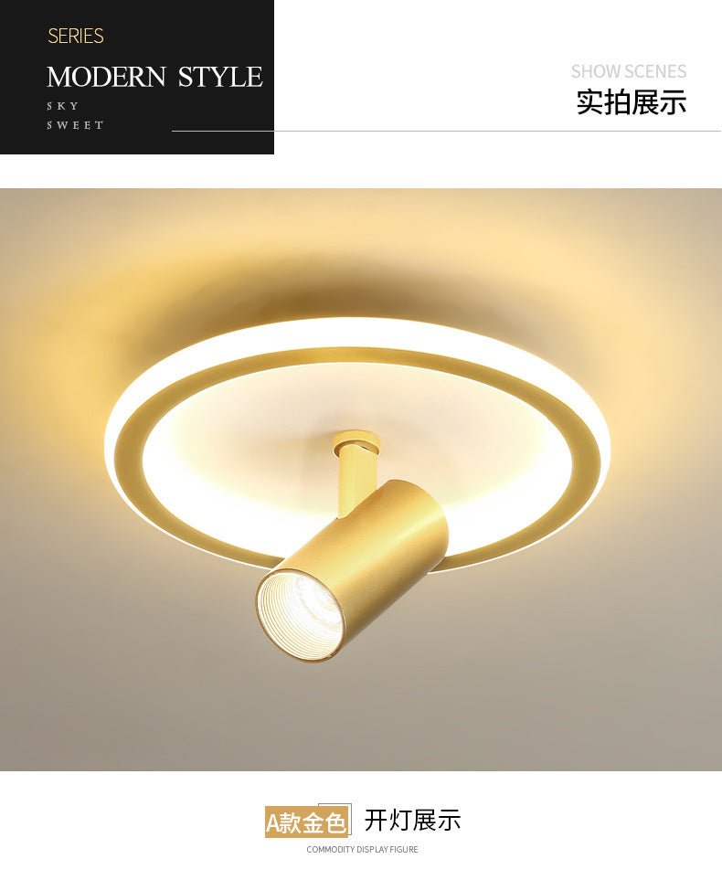 Aisle Light with Spotlight Corridor Light Entryway Staircase Cloakroom Balcony Light Luxury Internet Celebrity Ceiling Light led