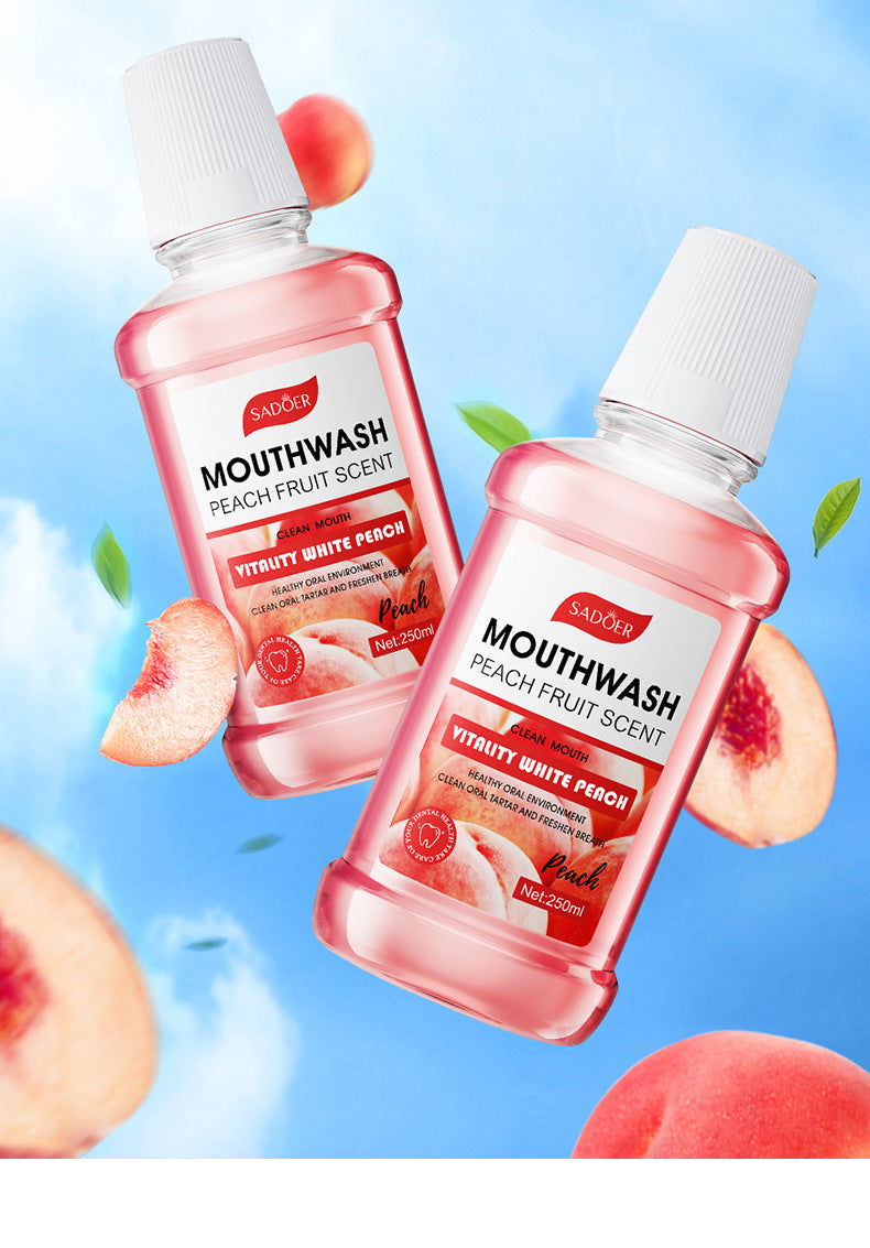 All English Mouthwash250ml  SADOER Peach Mint Lemon Oral Care  Foreign Trade Wholesale