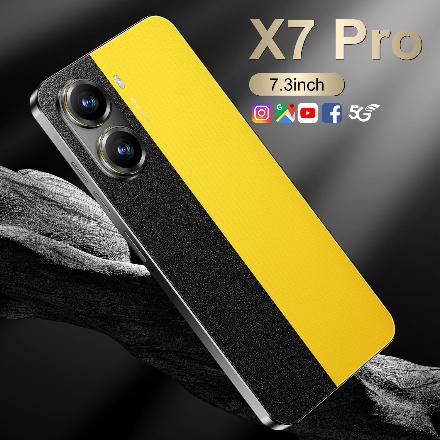 New AliExpress Hot-Selling Mobile Phones X7 Pro Android16+1T Intelligence5G Mobile Phone7.3HD Large Screen