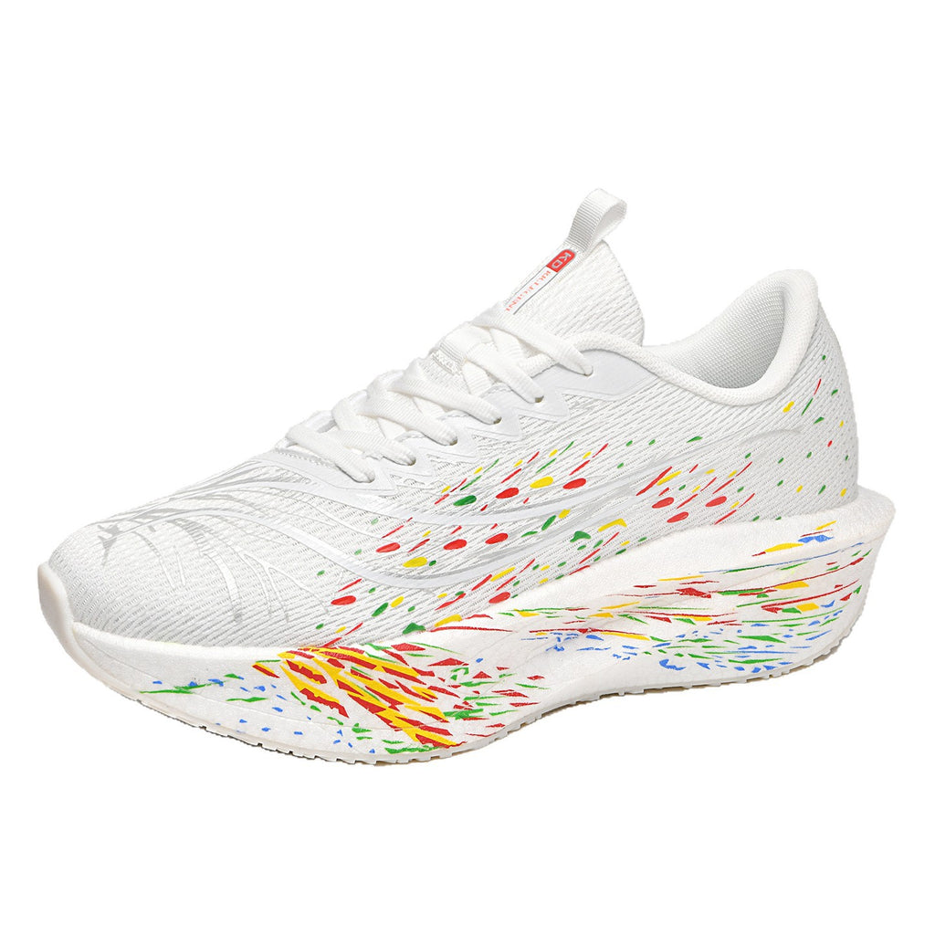 2025New Ultra-Light Shock-Absorbing Soft Sole Sports Shoes for Men and Women, Versatile, Wear-Resistant, Non-Slip, Racing Carbon Plate Running Shoes