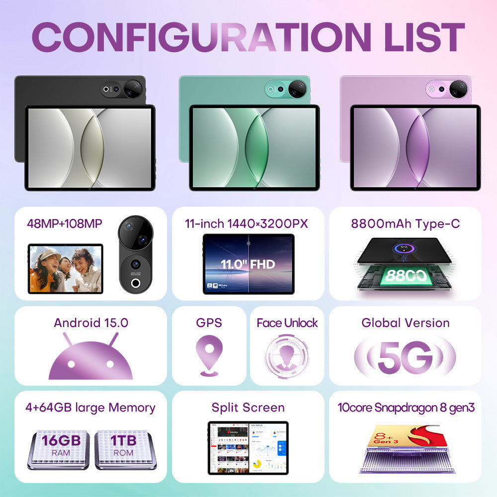 Pad 9 Ultra New10.11-inch Smart Tablet E-commerce Shopee