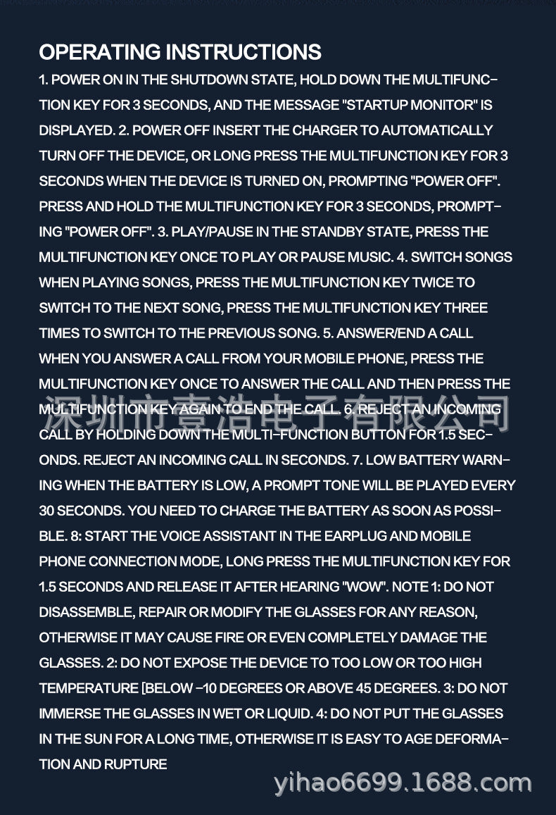 New M9pro Smart Bluetooth Glasses ai Translation Sports Cycling Fishing Polarized Multifunctional Glasses